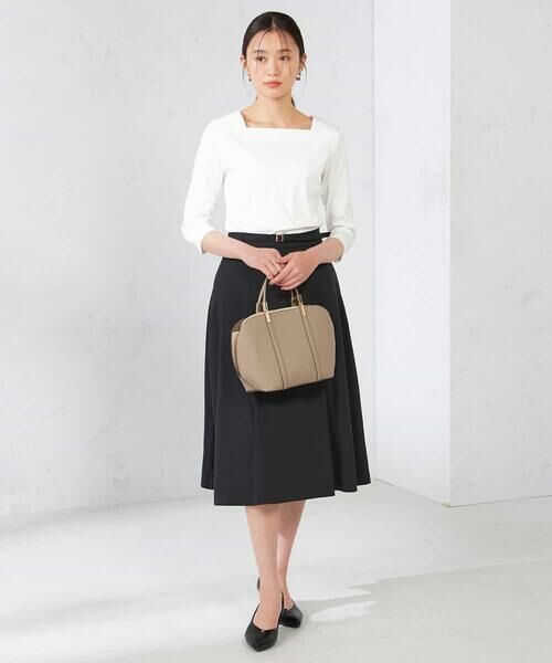 a.v.v / アー・ヴェ・ヴェ カットソー | スクエアネックスムースTシャツ | 詳細3