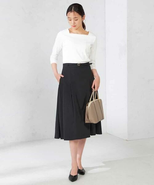 a.v.v / アー・ヴェ・ヴェ カットソー | スクエアネックスムースTシャツ | 詳細4