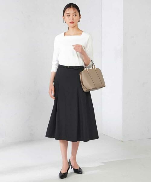 a.v.v / アー・ヴェ・ヴェ カットソー | スクエアネックスムースTシャツ | 詳細7