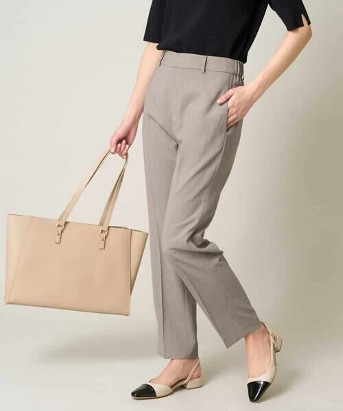 a.v.v / アー・ヴェ・ヴェ その他パンツ | 【洗える/接触冷感/UVカット】オックスストレッチテーパードパンツ【Reflax】 | 詳細11