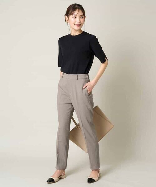 a.v.v / アー・ヴェ・ヴェ その他パンツ | 【洗える/接触冷感/UVカット】オックスストレッチテーパードパンツ【Reflax】 | 詳細13