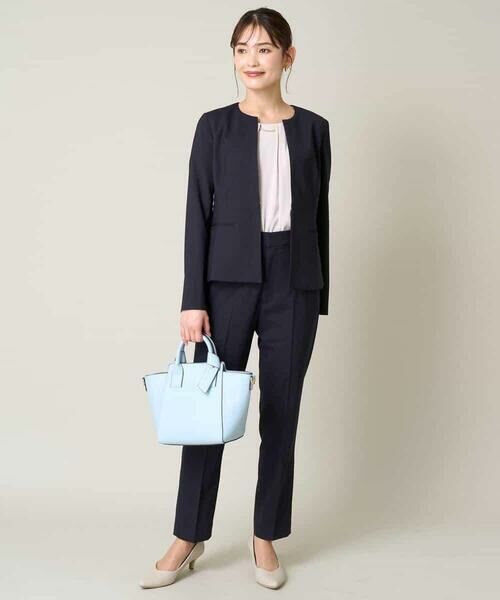 a.v.v / アー・ヴェ・ヴェ その他パンツ | 【洗える/接触冷感/UVカット】オックスストレッチテーパードパンツ【Reflax】 | 詳細7