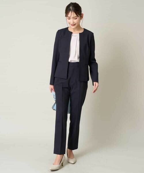 a.v.v / アー・ヴェ・ヴェ その他パンツ | 【洗える/接触冷感/UVカット】オックスストレッチテーパードパンツ【Reflax】 | 詳細8