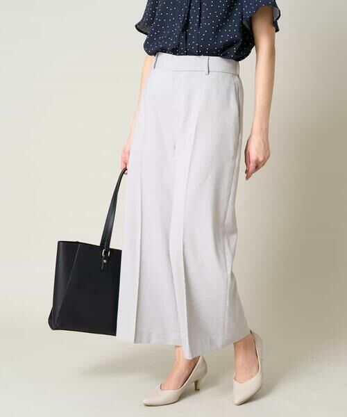 a.v.v / アー・ヴェ・ヴェ その他パンツ | 【洗える/UVカット/接触冷感】オックスストレッチクロップドワイドパンツ【Reflax】 | 詳細14