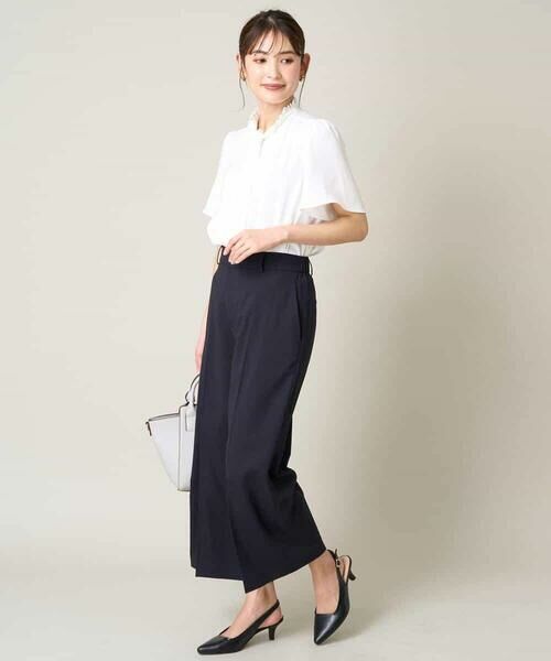 a.v.v / アー・ヴェ・ヴェ その他パンツ | 【洗える/UVカット/接触冷感】オックスストレッチクロップドワイドパンツ【Reflax】 | 詳細3