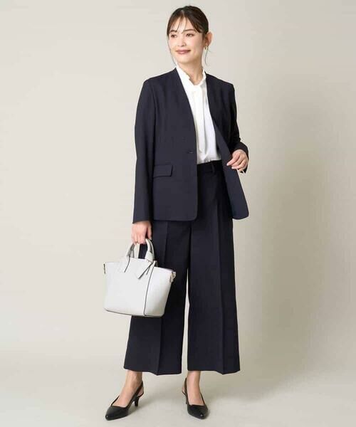 a.v.v / アー・ヴェ・ヴェ その他パンツ | 【洗える/UVカット/接触冷感】オックスストレッチクロップドワイドパンツ【Reflax】 | 詳細6