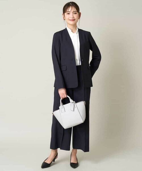 a.v.v / アー・ヴェ・ヴェ その他パンツ | 【洗える/UVカット/接触冷感】オックスストレッチクロップドワイドパンツ【Reflax】 | 詳細8