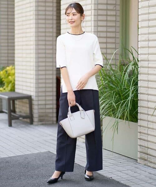 a.v.v / アー・ヴェ・ヴェ その他パンツ | 【洗える/UVカット/接触冷感】オックスストレッチワイドパンツ【Reflax】 | 詳細11