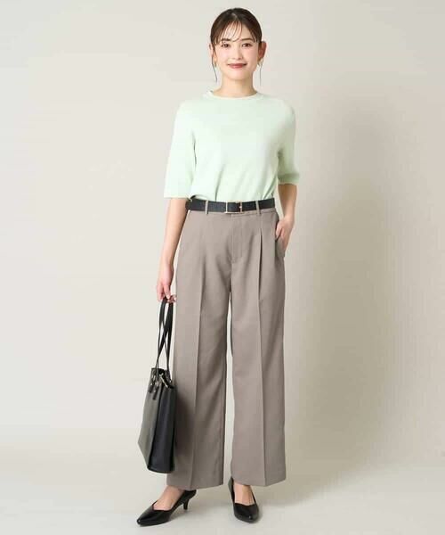 a.v.v / アー・ヴェ・ヴェ その他パンツ | 【洗える/UVカット/接触冷感】オックスストレッチワイドパンツ【Reflax】 | 詳細20