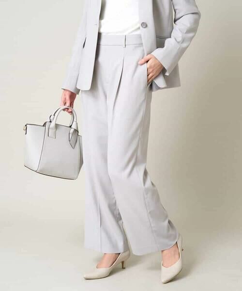 a.v.v / アー・ヴェ・ヴェ その他パンツ | 【洗える/UVカット/接触冷感】オックスストレッチワイドパンツ【Reflax】 | 詳細23