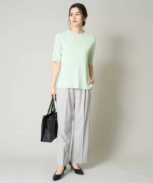 a.v.v / アー・ヴェ・ヴェ その他パンツ | 【洗える/UVカット/接触冷感】オックスストレッチワイドパンツ【Reflax】 | 詳細29