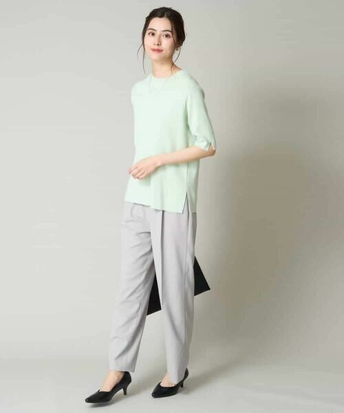 a.v.v / アー・ヴェ・ヴェ その他パンツ | 【洗える/UVカット/接触冷感】オックスストレッチワイドパンツ【Reflax】 | 詳細30