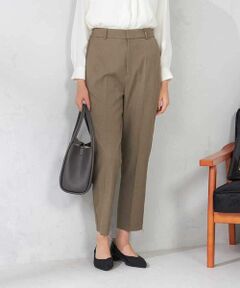 a.v.v / アー・ヴェ・ヴェ チノ・ワークパンツ | 【洗える/イージーケア/吸水速乾/ストレッチ】梳毛調テーパードパンツ