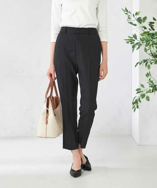 a.v.v / アー・ヴェ・ヴェ チノ・ワークパンツ | 【洗える/イージーケア/吸水速乾/ストレッチ】梳毛調テーパードパンツ | 詳細26