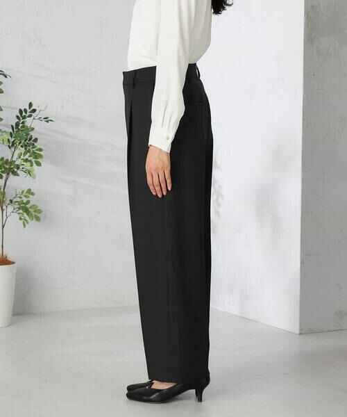 a.v.v / アー・ヴェ・ヴェ その他パンツ | 【洗える/イージーケア/吸水速乾/ストレッチ】梳毛調ワイドパンツ | 詳細27