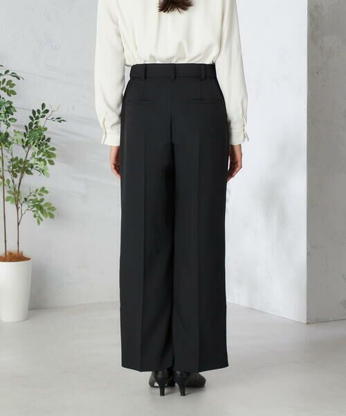 a.v.v / アー・ヴェ・ヴェ その他パンツ | 【洗える/イージーケア/吸水速乾/ストレッチ】梳毛調ワイドパンツ | 詳細28