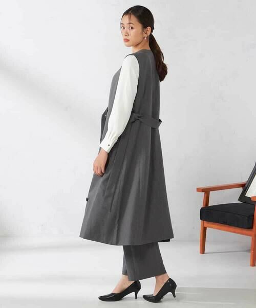 a.v.v / アー・ヴェ・ヴェ その他パンツ | 【洗える/イージーケア/吸水速乾/ストレッチ】梳毛調ストレートパンツ | 詳細11