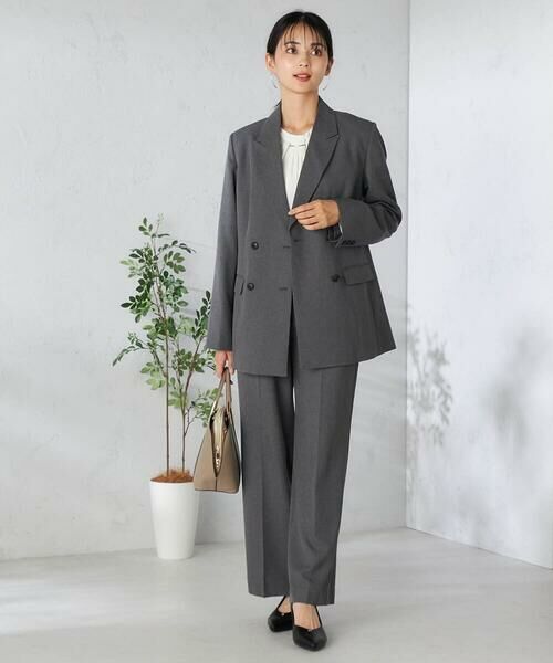 a.v.v / アー・ヴェ・ヴェ その他パンツ | 【洗える/イージーケア/吸水速乾/ストレッチ】梳毛調ストレートパンツ | 詳細19