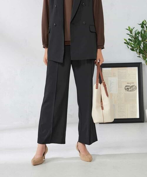 a.v.v / アー・ヴェ・ヴェ その他パンツ | 【洗える/イージーケア/吸水速乾/ストレッチ】梳毛調ストレートパンツ | 詳細21