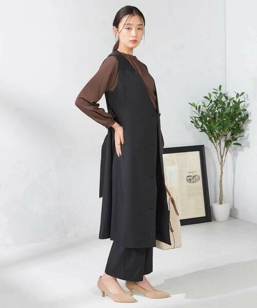 a.v.v / アー・ヴェ・ヴェ その他パンツ | 【洗える/イージーケア/吸水速乾/ストレッチ】梳毛調ストレートパンツ | 詳細24