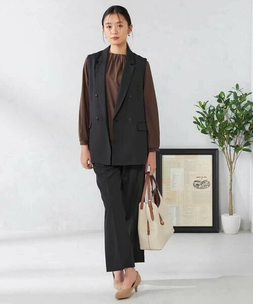 a.v.v / アー・ヴェ・ヴェ その他パンツ | 【洗える/イージーケア/吸水速乾/ストレッチ】梳毛調ストレートパンツ | 詳細26