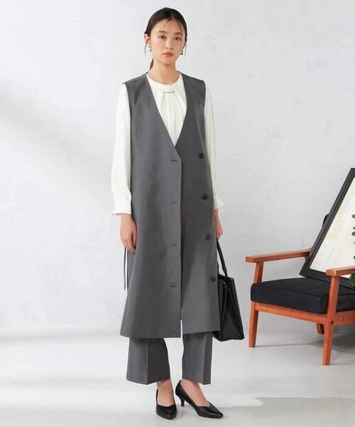 a.v.v / アー・ヴェ・ヴェ その他パンツ | 【洗える/イージーケア/吸水速乾/ストレッチ】梳毛調ストレートパンツ | 詳細9