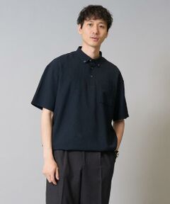 a.v.v / アー・ヴェ・ヴェ シャツ・ブラウス | 【イージーケア/吸水速乾/毛玉になりにくい】シアサッカーワイドシルエットポロシャツ