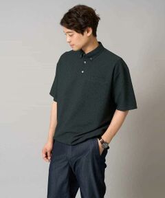 a.v.v / アー・ヴェ・ヴェ シャツ・ブラウス | 【イージーケア/吸水速乾/毛玉になりにくい】シアサッカーワイドシルエットポロシャツ