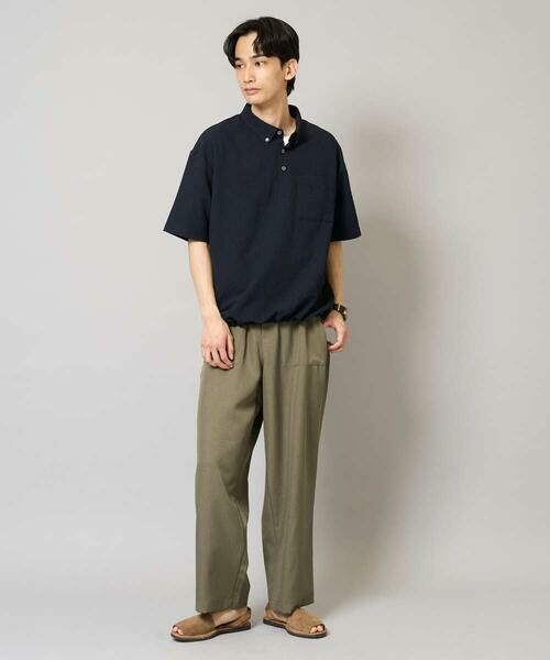 a.v.v / アー・ヴェ・ヴェ シャツ・ブラウス | 【イージーケア/吸水速乾/毛玉になりにくい】シアサッカーワイドシルエットポロシャツ | 詳細12