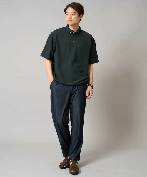 a.v.v / アー・ヴェ・ヴェ シャツ・ブラウス | 【イージーケア/吸水速乾/毛玉になりにくい】シアサッカーワイドシルエットポロシャツ | 詳細14