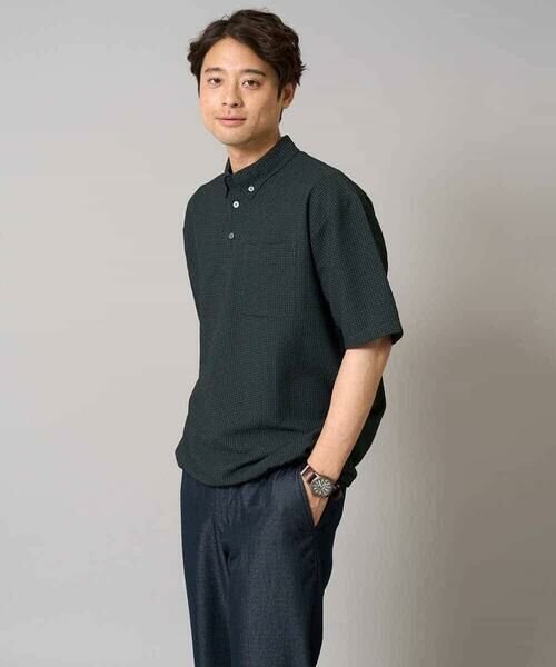 a.v.v / アー・ヴェ・ヴェ シャツ・ブラウス | 【イージーケア/吸水速乾/毛玉になりにくい】シアサッカーワイドシルエットポロシャツ | 詳細19