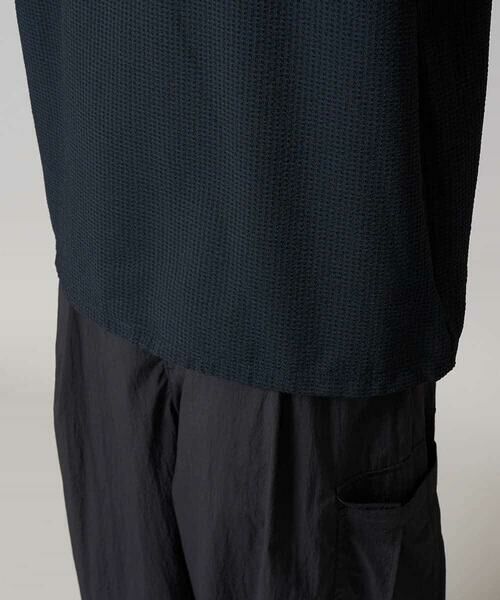 a.v.v / アー・ヴェ・ヴェ シャツ・ブラウス | 【イージーケア/吸水速乾/毛玉になりにくい】シアサッカーワイドシルエットポロシャツ | 詳細26