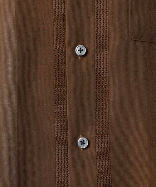 a.v.v / アー・ヴェ・ヴェ シャツ・ブラウス | 【イージーケア/速乾】カラミストライプオープンカラーシャツ半袖 | 詳細24