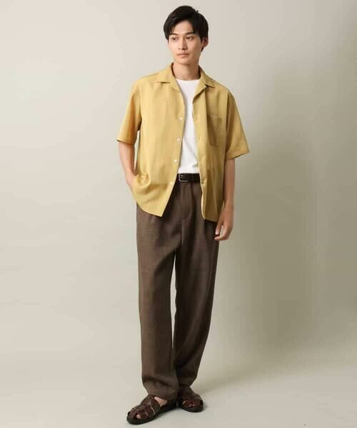 a.v.v / アー・ヴェ・ヴェ シャツ・ブラウス | 【イージーケア/速乾】カラミストライプオープンカラーシャツ半袖 | 詳細27