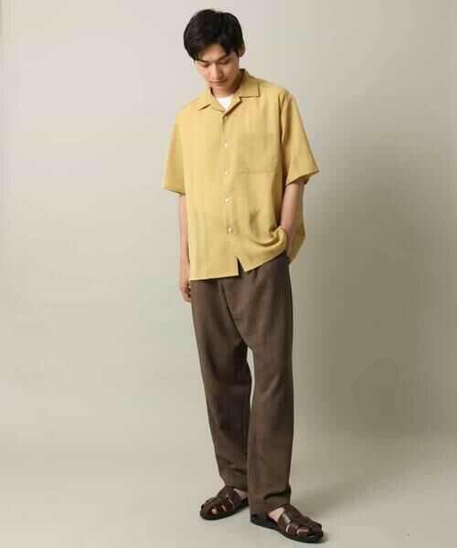 a.v.v / アー・ヴェ・ヴェ シャツ・ブラウス | 【イージーケア/速乾】カラミストライプオープンカラーシャツ半袖 | 詳細28