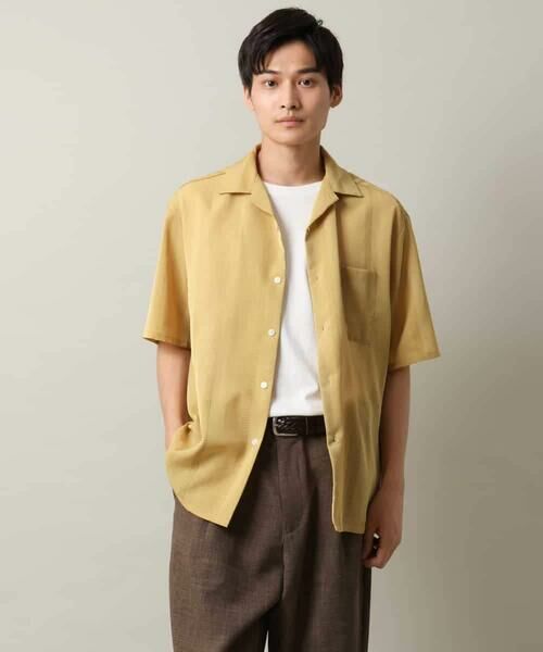 a.v.v / アー・ヴェ・ヴェ シャツ・ブラウス | 【イージーケア/速乾】カラミストライプオープンカラーシャツ半袖 | 詳細5