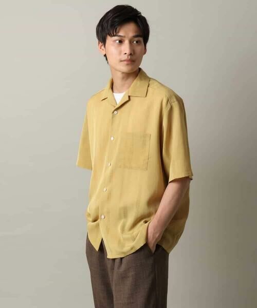 a.v.v / アー・ヴェ・ヴェ シャツ・ブラウス | 【イージーケア/速乾】カラミストライプオープンカラーシャツ半袖 | 詳細6