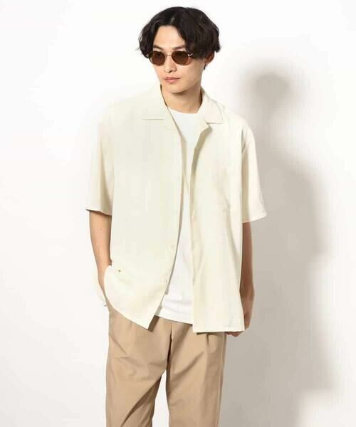 a.v.v / アー・ヴェ・ヴェ シャツ・ブラウス | 【イージーケア/速乾】カラミストライプオープンカラーシャツ半袖 | 詳細8