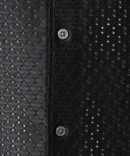 a.v.v / アー・ヴェ・ヴェ シャツ・ブラウス | ドットジャカードワイドシルエットシャツ | 詳細15