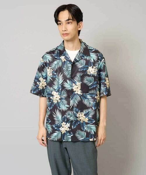 a.v.v / アー・ヴェ・ヴェ シャツ・ブラウス | 【イージーケア/接触冷感】アロハ柄プリント五分袖オープンカラーシャツ【毛玉・シワになりにくい】 | 詳細13