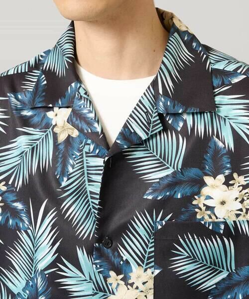 a.v.v / アー・ヴェ・ヴェ シャツ・ブラウス | 【イージーケア/接触冷感】アロハ柄プリント五分袖オープンカラーシャツ【毛玉・シワになりにくい】 | 詳細17