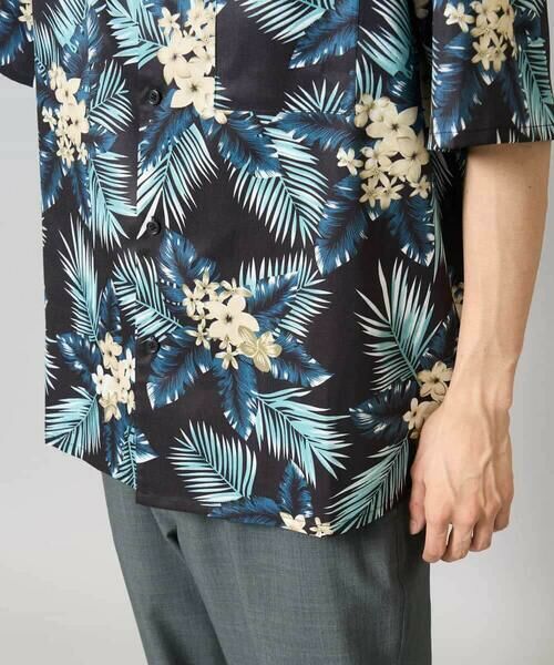 a.v.v / アー・ヴェ・ヴェ シャツ・ブラウス | 【イージーケア/接触冷感】アロハ柄プリント五分袖オープンカラーシャツ【毛玉・シワになりにくい】 | 詳細19