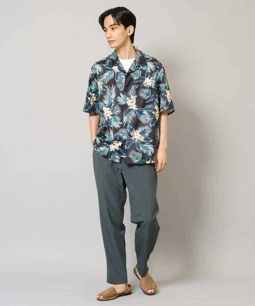 a.v.v / アー・ヴェ・ヴェ シャツ・ブラウス | 【イージーケア/接触冷感】アロハ柄プリント五分袖オープンカラーシャツ【毛玉・シワになりにくい】 | 詳細7