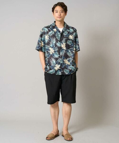 a.v.v / アー・ヴェ・ヴェ シャツ・ブラウス | 【イージーケア/接触冷感】アロハ柄プリント五分袖オープンカラーシャツ【毛玉・シワになりにくい】 | 詳細8