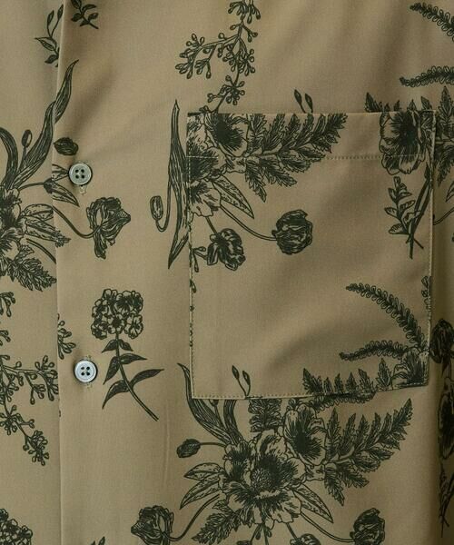 a.v.v / アー・ヴェ・ヴェ シャツ・ブラウス | 【イージーケア/接触冷感】ダークフラワー五分袖オープンカラーシャツ【シワになりにくい】 | 詳細21