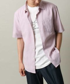 a.v.v / アー・ヴェ・ヴェ シャツ・ブラウス | 【接触冷感/速乾/イージーケア】リネン混半袖シャツ（さらリネシリーズ）