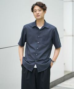 a.v.v / アー・ヴェ・ヴェ シャツ・ブラウス | 【接触冷感/速乾/イージーケア】リネン混半袖シャツ（さらリネシリーズ）