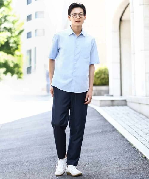 a.v.v / アー・ヴェ・ヴェ シャツ・ブラウス | 【接触冷感/速乾/イージーケア】リネン混半袖シャツ（さらリネシリーズ） | 詳細10