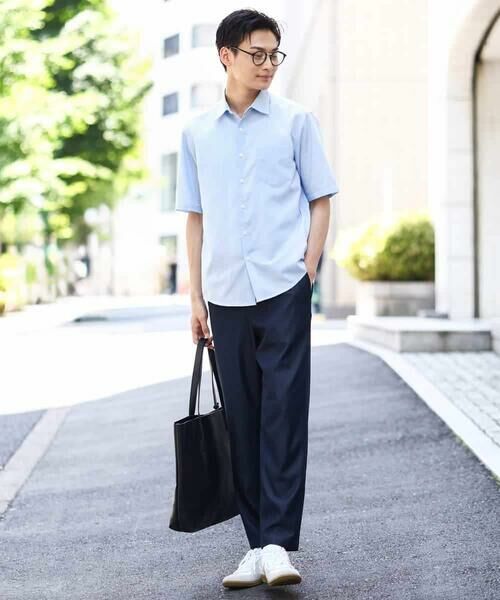 a.v.v / アー・ヴェ・ヴェ シャツ・ブラウス | 【接触冷感/速乾/イージーケア】リネン混半袖シャツ（さらリネシリーズ） | 詳細11