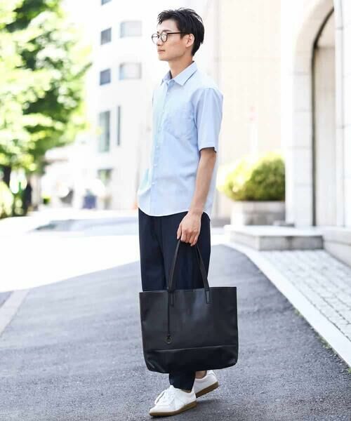 a.v.v / アー・ヴェ・ヴェ シャツ・ブラウス | 【接触冷感/速乾/イージーケア】リネン混半袖シャツ（さらリネシリーズ） | 詳細12